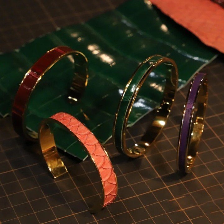 Bracelet en cuir de luxe DIY
