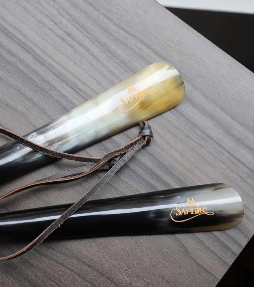 Chausse-pied en vraie corne - Saphir Mdaille d'or
