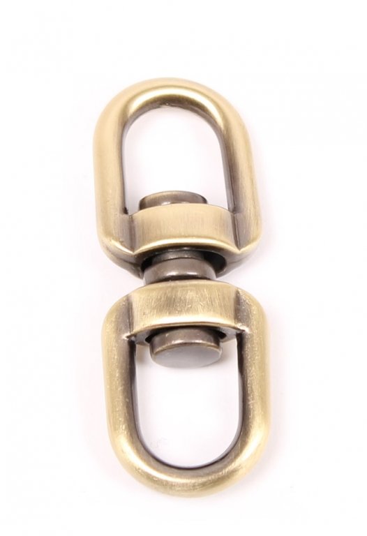 Swivel 22x58mm brushed old brass - 2 pcs