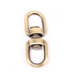 Svirvel 22x58mm lux børstet gammel messing - 2stk