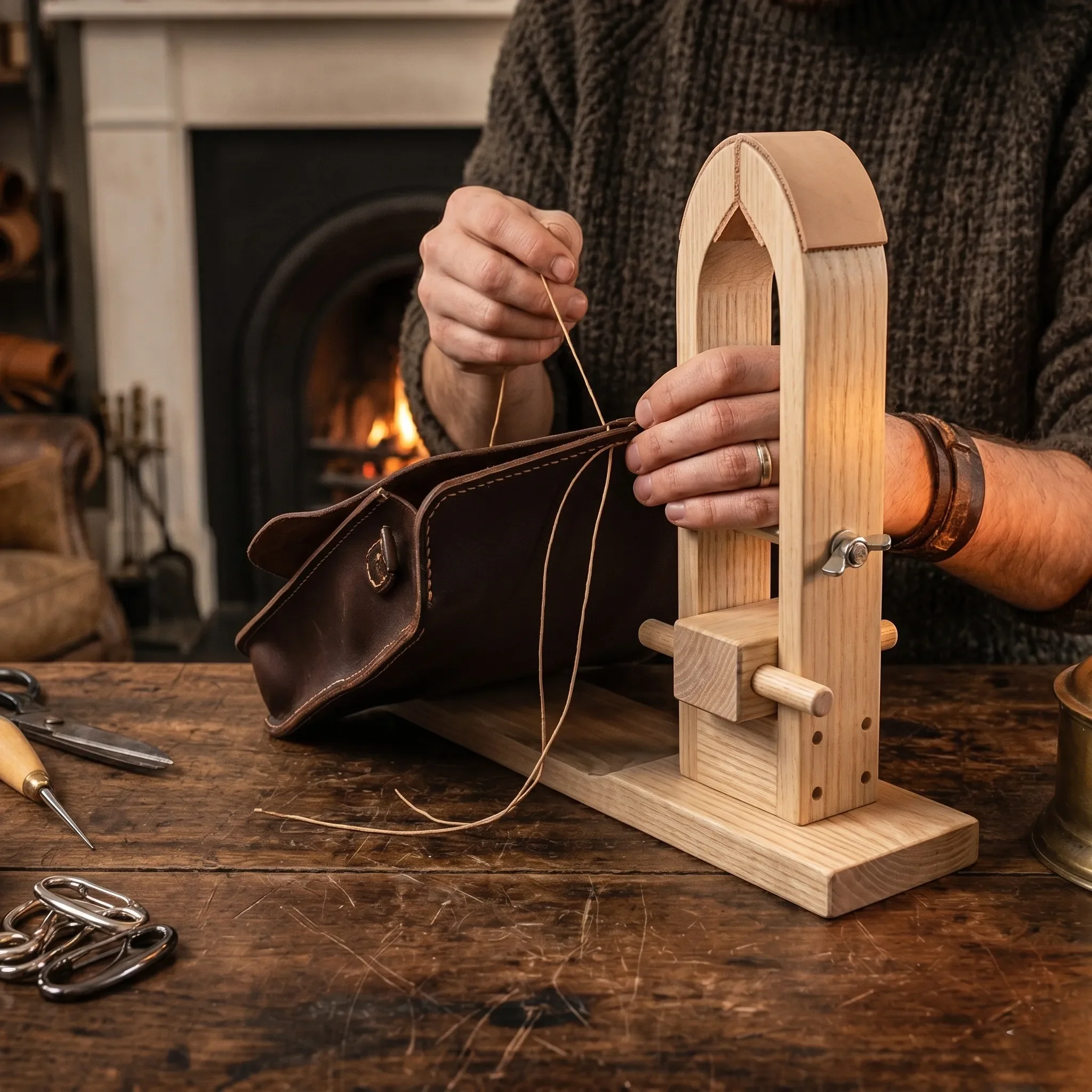 Lacing/Stitching Pony - Rotatable - The Original Stitching Horse