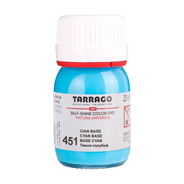 Tarrago farve m/Selvglans mix selv - CMY 25ml Cyan bl&aring;