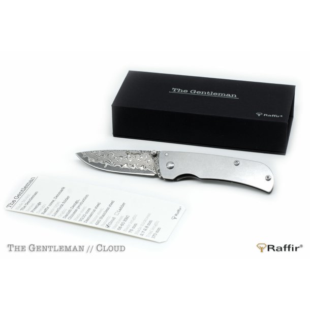 Folding knife kit, Gentleman 75mm