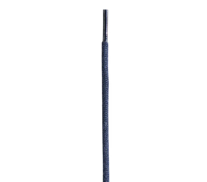 Lacets ronds fins cirs 90 cm - Saphir