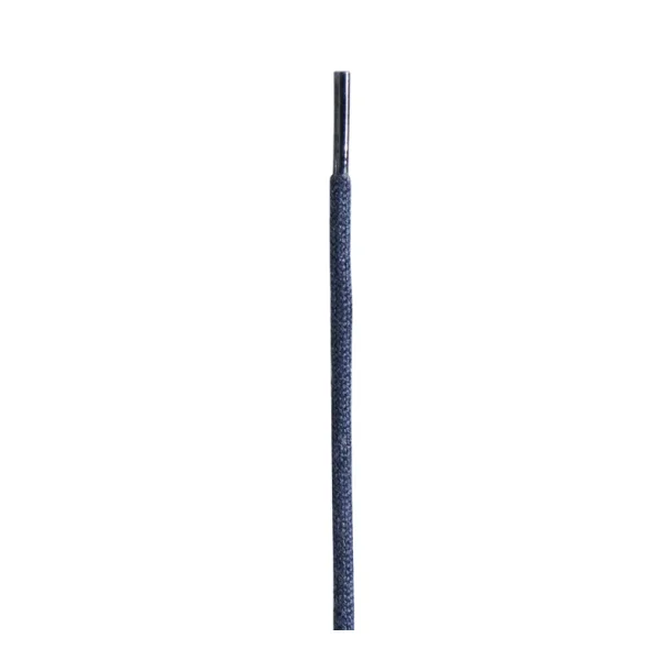 Schoenveters rond dun gewaxt 90 cm - Saphir Navy blue / Bleu marine 06 90cm