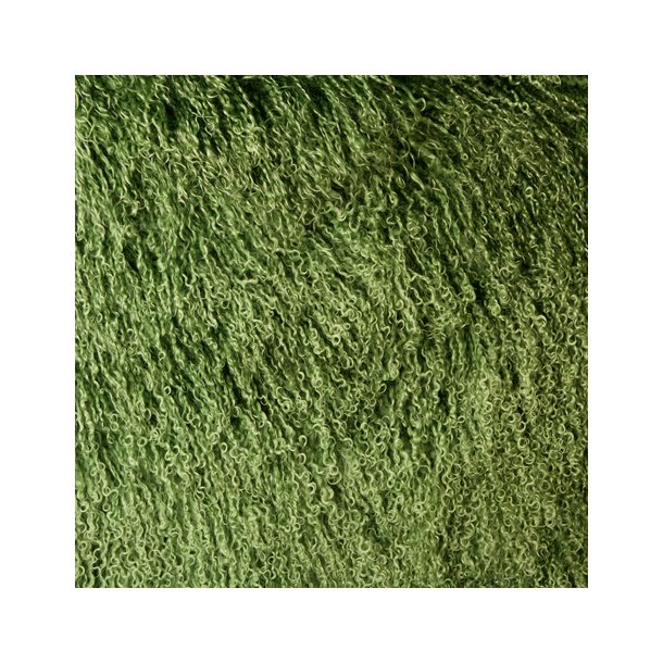 Peau d'agneau Tibtain carre (plusieurs couleurs) -  Environ. 60x60cm 60x60cm Vert printemps