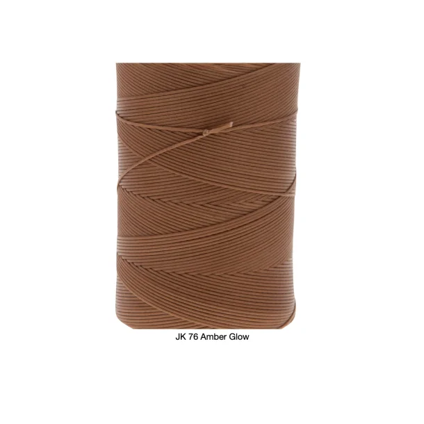 Ritza 25  Tigergarn Flettet vokset polyester -  Ritza 25  1,0 mm / 500m 76 Amber glow