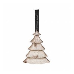 Træ Julepynt - sælskind