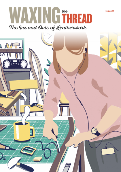 Waxing the thread