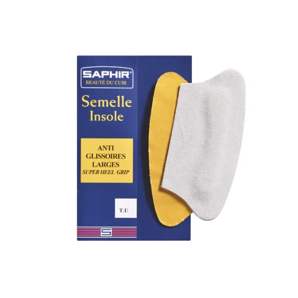 Heel Grips leather 5,5cm - Saphir Medium Natural undyed