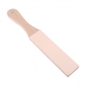 Slibetræ med læder