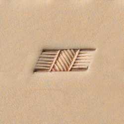Lederstempels Stamp X498 Basketweave 