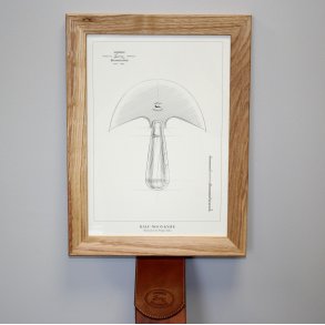 HALF-MOON KNIFE A4 POSTER - HALVMNEKNIV A4 PLAKAT - Blanchard