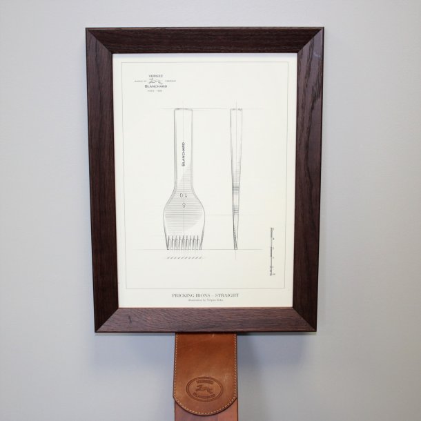 PRICKING IRON A4 POSTER - PRIKKERNL A4 PLAKAT - Blanchard