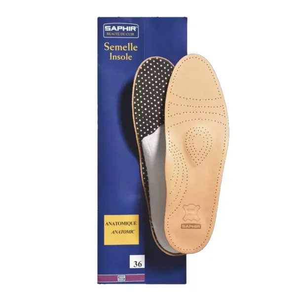 Anatomisk innersle i skinn - Saphir