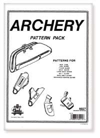 Archery Pattern Print Leather Tote Bag main image 1