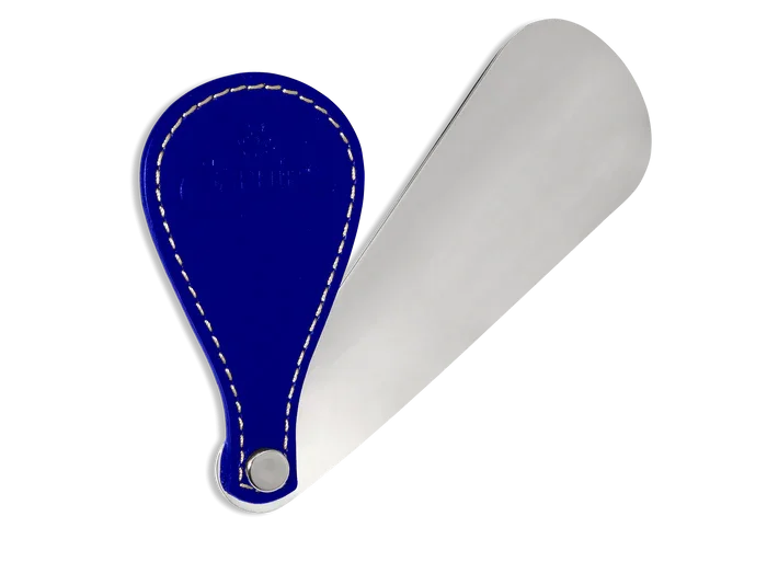 Schoenlepel metaal en leer 19,5cm - Saphir Mdaille d'or