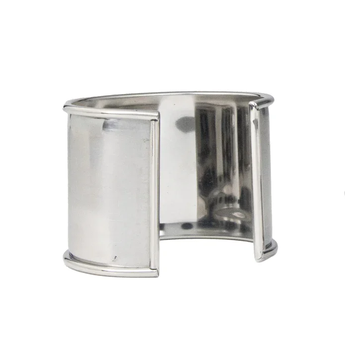 Bracelet manchette en acier inoxydable