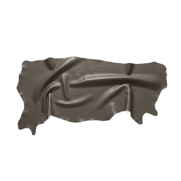 Kalbsleder Bekleidungsleder Anilin 1/2 haut ca. 28-36 qfs 0,5-0,6mm Army