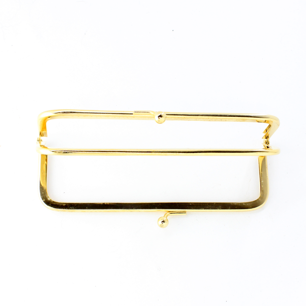 Purse frame w/extra room brass 14mm