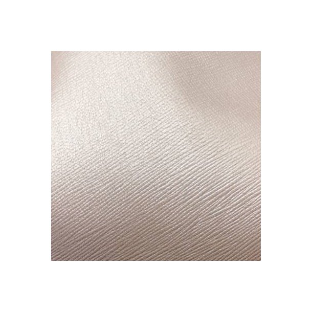 Ch&egrave;vre aniline Saffiano grain 0,9-1,0mm ca 4-4,5 sqf Rose nacr&eacute;