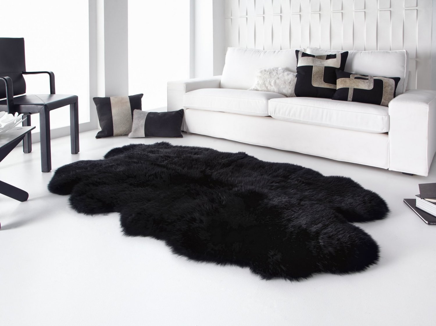 Lamsvel tapijt 180x110cm