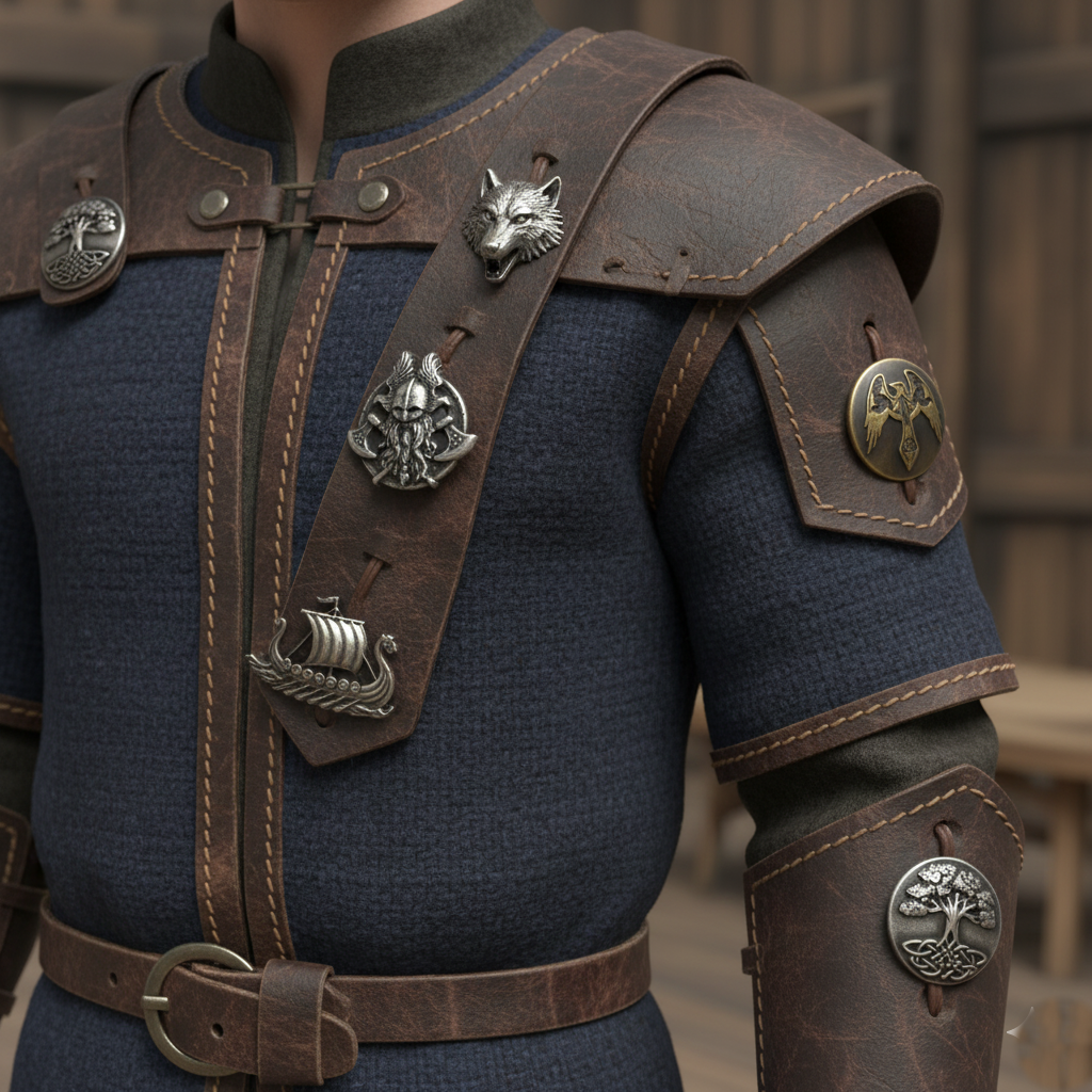 Viking conchos 25mm