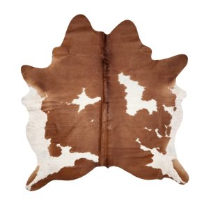 Rindsleder mit Fell aus Holstein