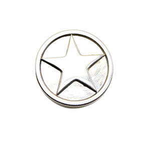 Spænde rund stjerne 40mm