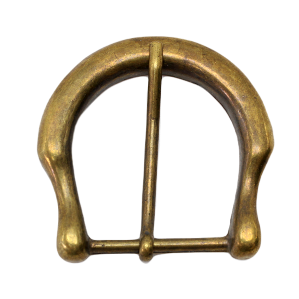 Gesp 30 mm oud messing