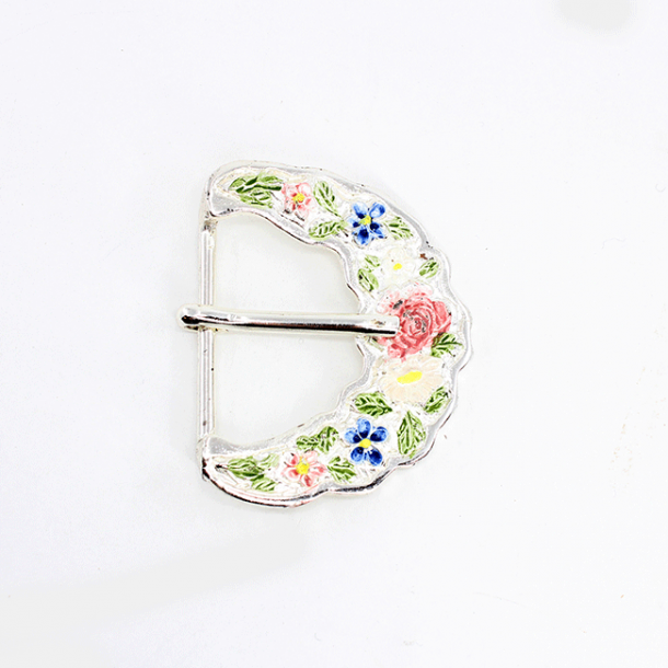 Sp�nde m/blomster 38mm