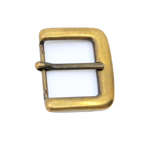 Gesp 34mm oud messing