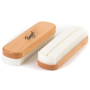 Ruskindsb�rste til ruskind og nubuck tr�h�ndtag 16cm - Burgol