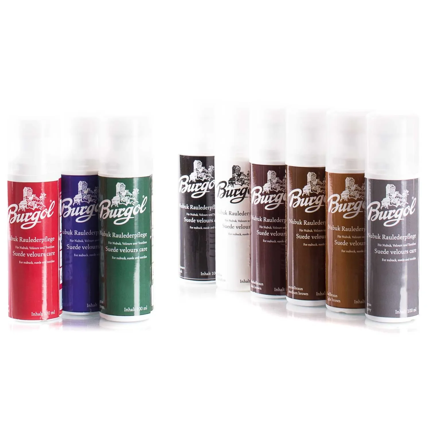 Kop: Su�de & Velours Verzorging met kleur � Burgol