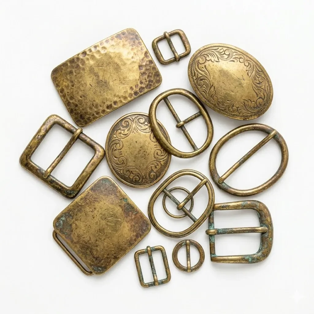 Boucles et attaches-ceinture assorties