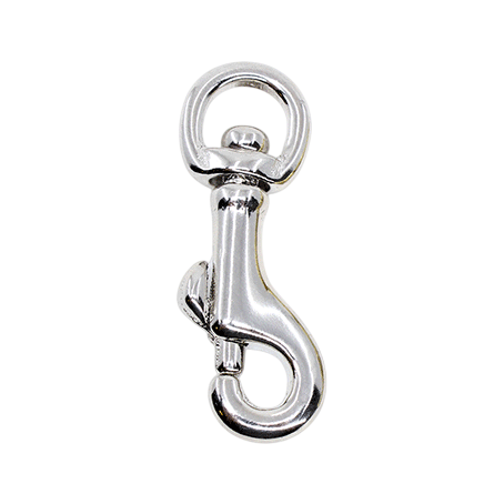Mousqueton  gegoten messing -  10mm eye 55mm long