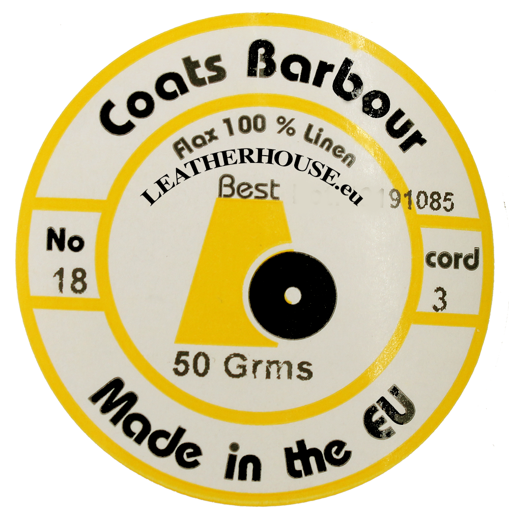 Fil de lin Barbour non cir 3 brins, 200 m 18/3 - environ 0,55 mm