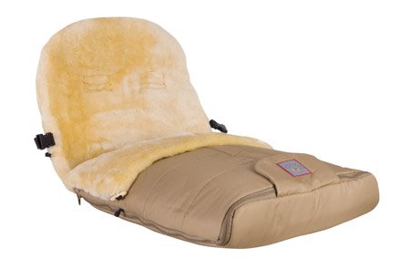 Lambskin sleeping bag for prams 