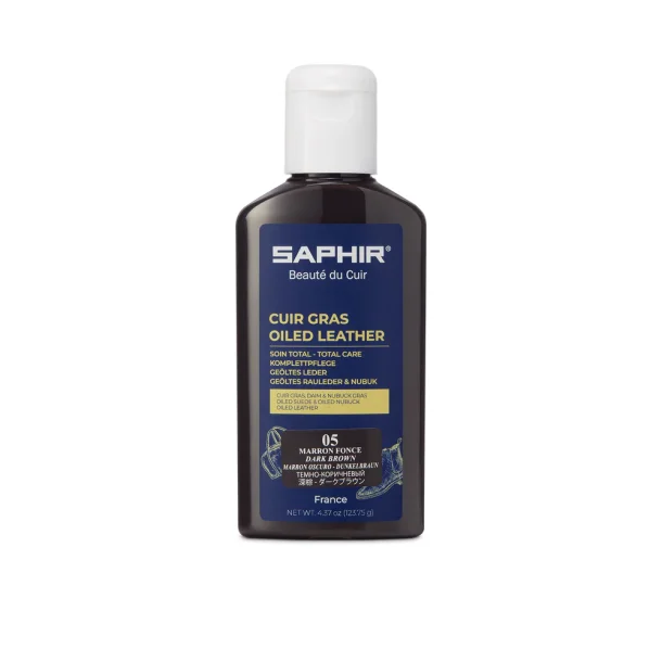 OILED LEATHER CARE - SAPHIR Dark brown / Marron fonc&eacute; 05
