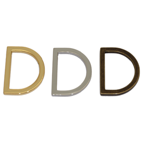 D-ring kantet lux 2stk