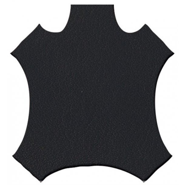 Hertenleer zwart 0,8-1,1mm - ca. 4 qsf