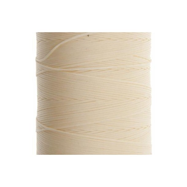 Ritza 25  Gewachstes Polyestergarn - Ritza 25  0,6 mm - 1000 Meter 06 Offwhite (cream)