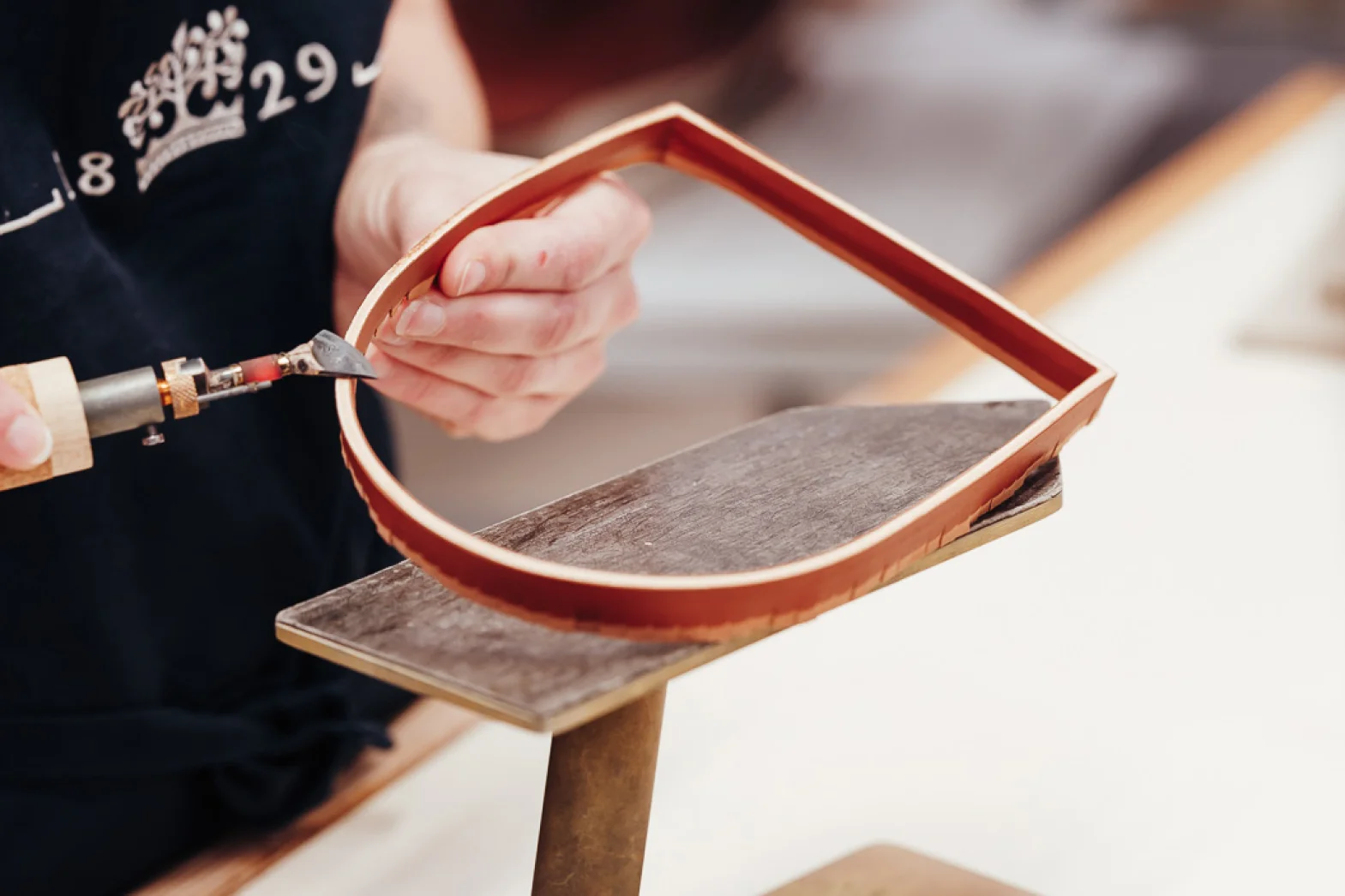 S Plane Creasing Tips for Electric Leather Edging Creaser Machine  - Fileteuse