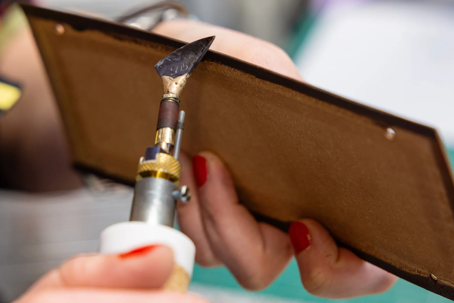S Plane Creasing Tips for Electric Leather Edging Creaser Machine  - Fileteuse