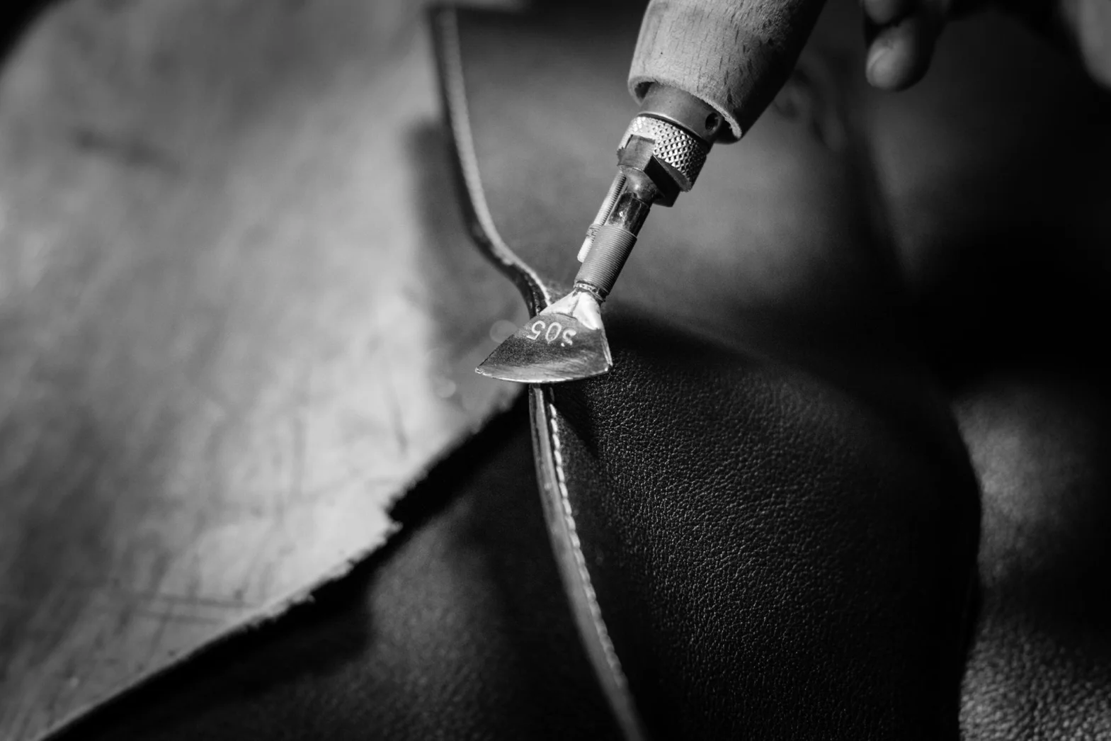 S Plane Creasing Tips for Electric Leather Edging Creaser Machine  - Fileteuse