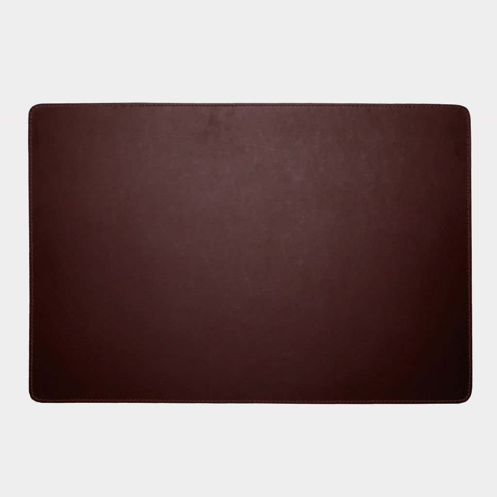 Vierkante leren placemats 34x47cm