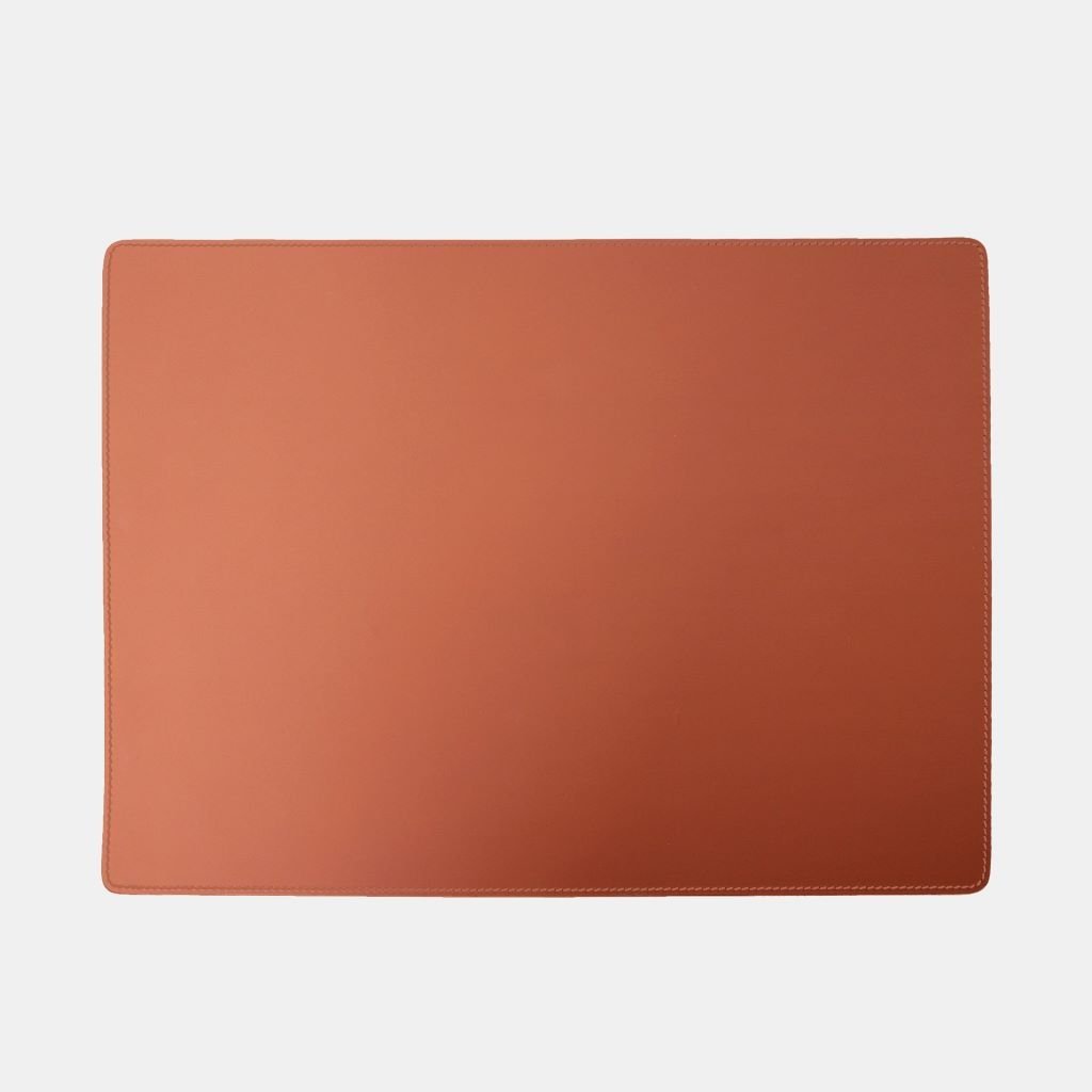 Vierkante leren placemats 34x47cm