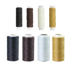 Waxed Linen Black Thread 25 yard Spool 11207-01 by Tandy Leather