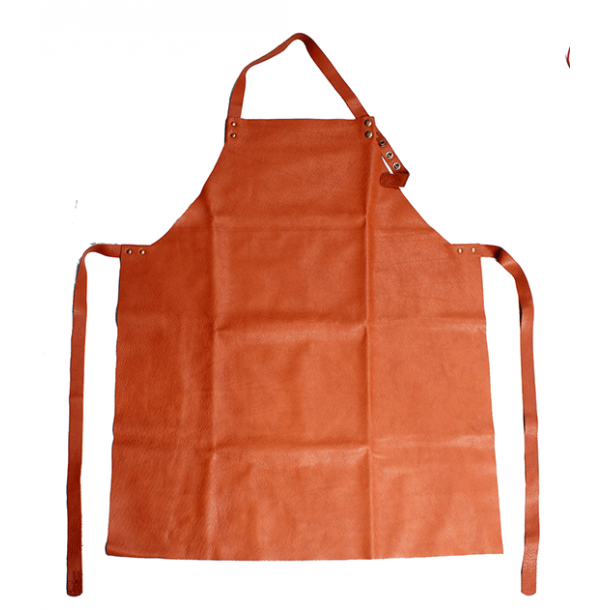 Apron in leather - Handmade by Leather House Cognac