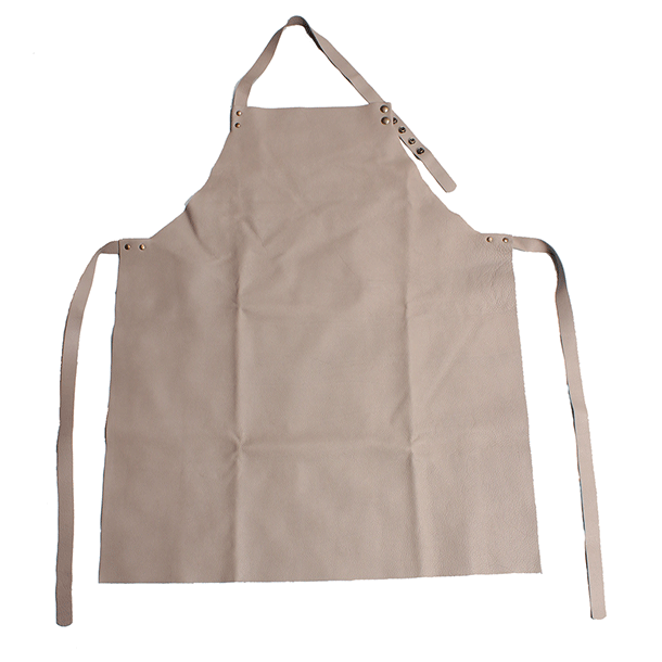 Apron in leather - Handmade by Leather House Gray